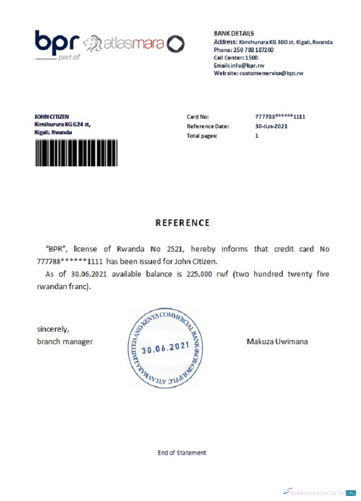 Download Rwanda BPR reference Photoshop template